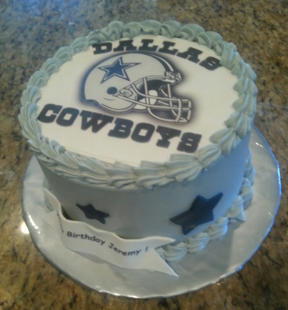 Dallas Cowboy Fan  Cake