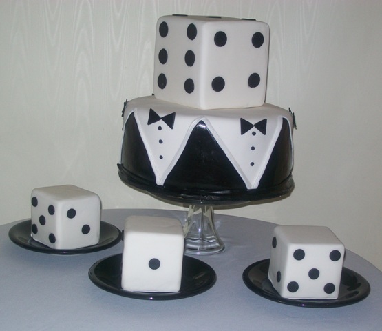 007 Tuxedo Styling Cake