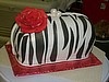 Diva Zebra Purse Cake