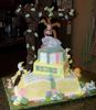 Monkey Hanging and Rocking Cradle Cake