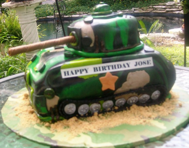 The Tank Cake