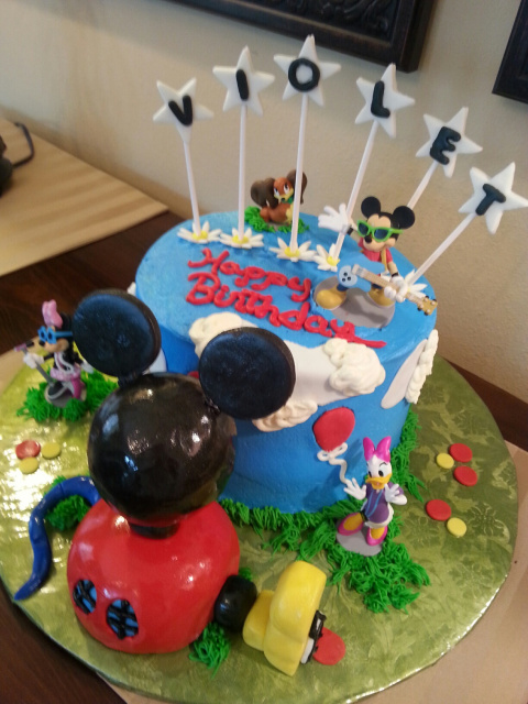Mickey's Clubhouse Cake