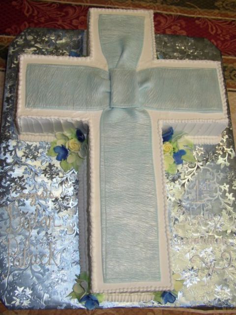 Confirmation Cross Cake