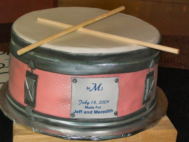 Best Drum Cake Ever Drum Grooms Cake