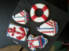 nautical baby shower cookies