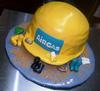 AirGas Helmet Cake