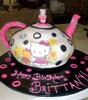 Hello Kitty Fondant Teapot Cake
