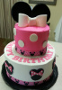 Minnie with White Bow Cake