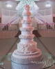 Tower with sugar flowers