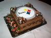 Pittsburg Steelers Logo Cake