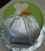 Wedding Gown Showern Cake